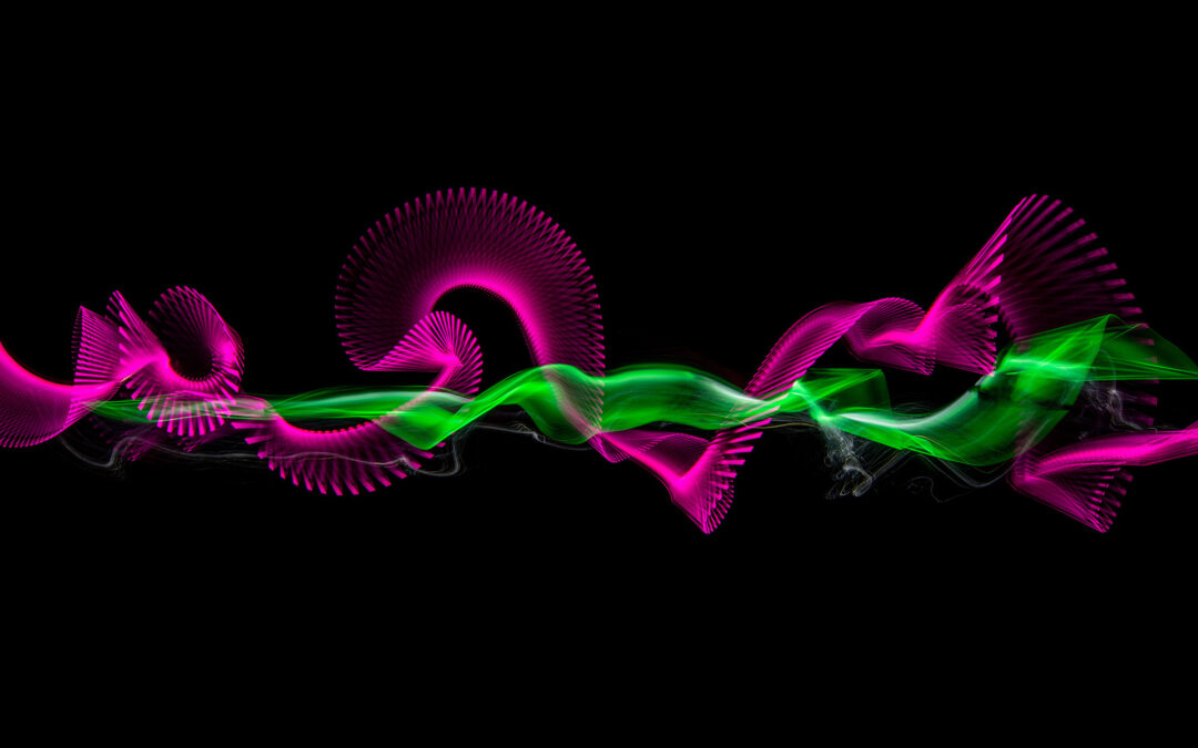 NEON PINK AND GREEN