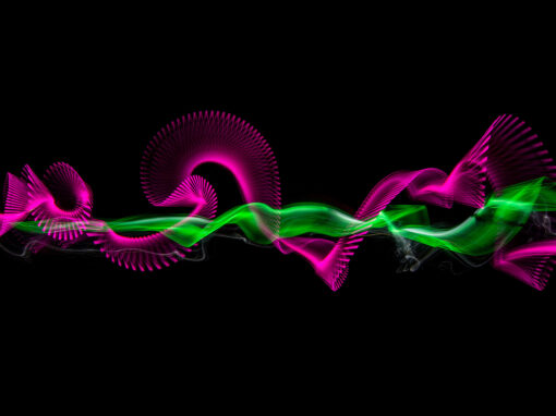 NEON PINK AND GREEN